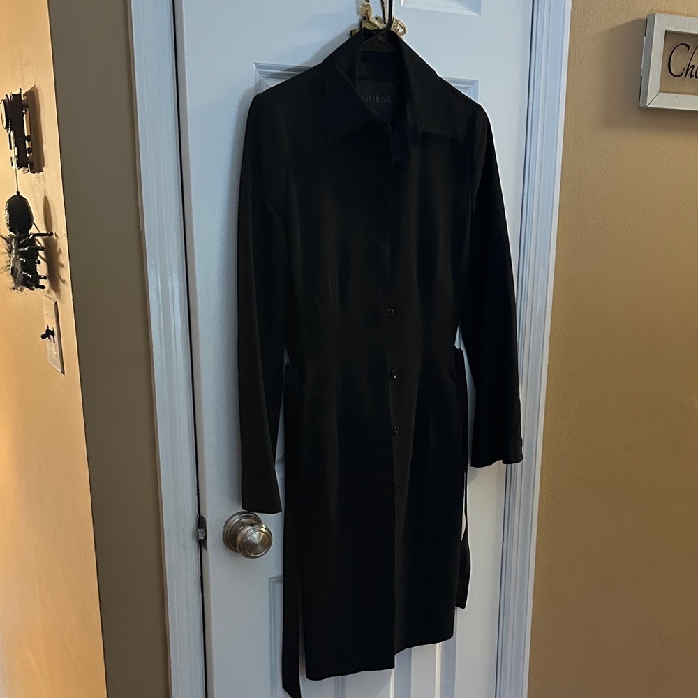 Guess Black Long Sleeve Women's Coat